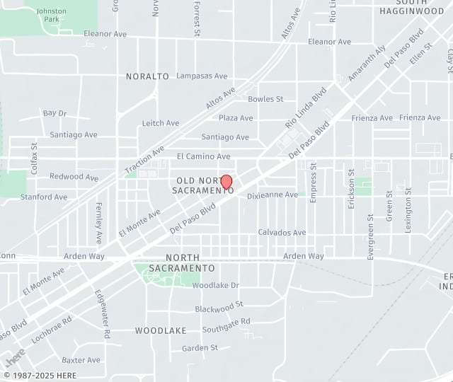 Location Map: 1792 Tribute Road, Suite 200 Sacramento, California 95815