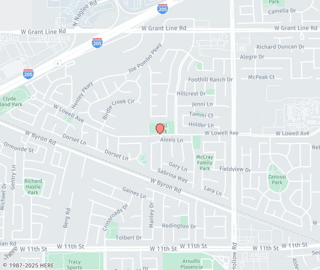 Location Map: 2160 West Grant Line Rd, Suite 210 Tracy, California 95377