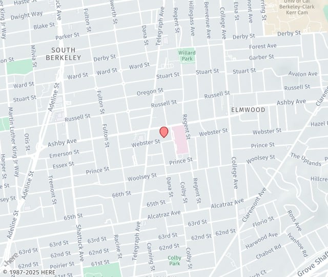 Location Map: 2435 Webster Street, Suite 101 Berkeley, California 94705