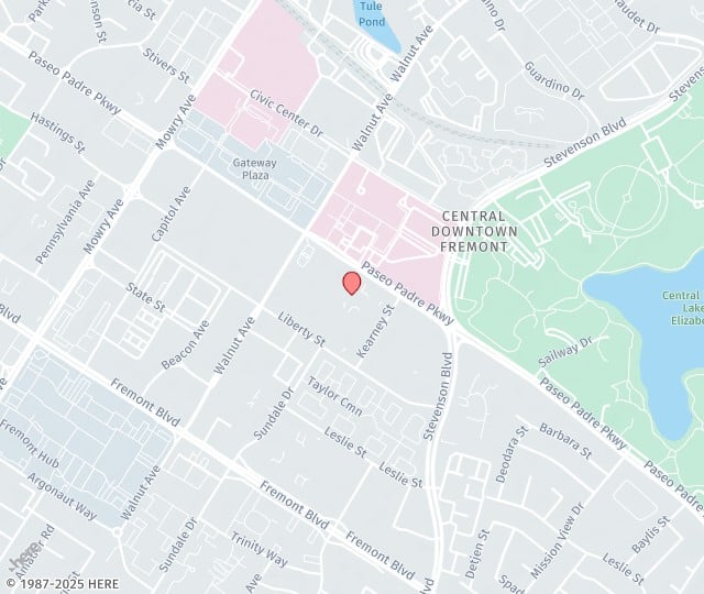 Location Map: 39465 Paseo Padre Parkway, Suite 2600 Fremont, California 94538