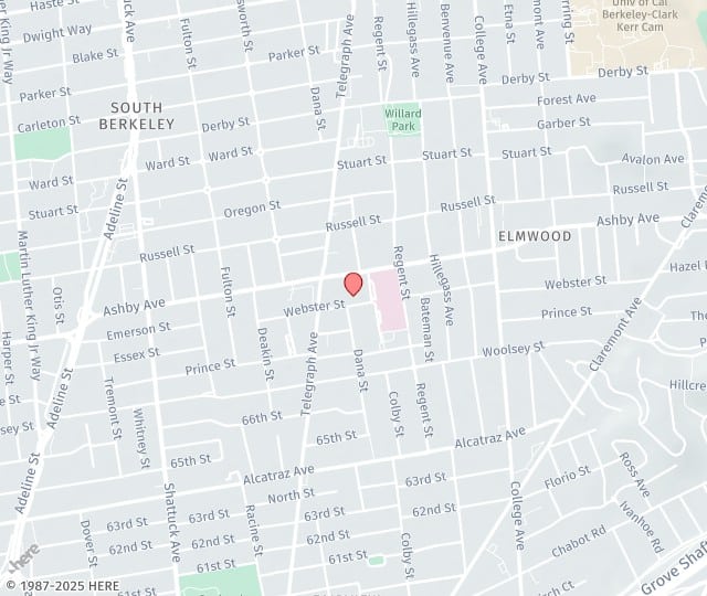 Location Map: 2435 Webster Street, Suite 101 Berkeley, California 94705