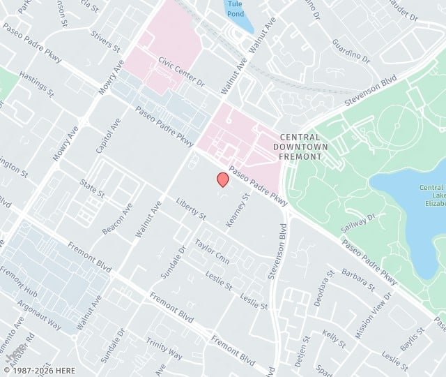 Location Map: 39465 Paseo Padre Parkway, Suite 2600 Fremont, California 94538
