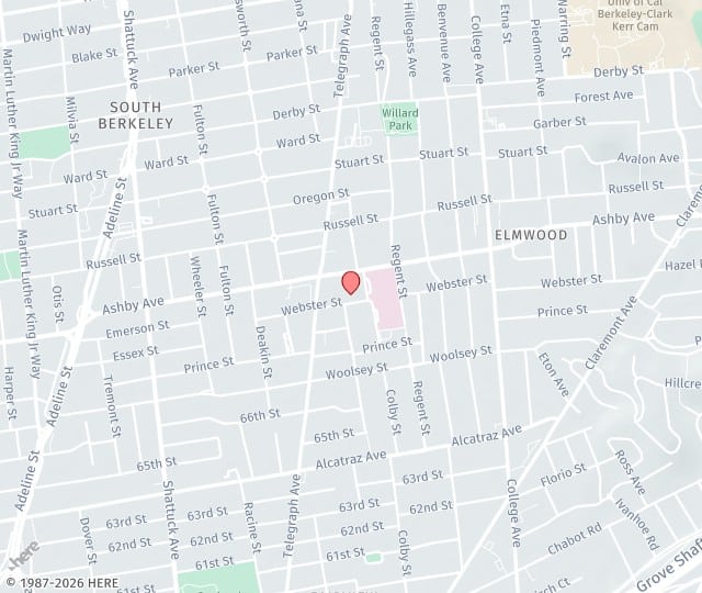 Location Map: 2435 Webster Street, Suite 101 Berkeley, California 94705