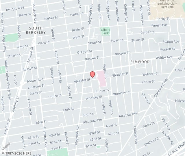 Location Map: 2435 Webster Street, Suite 101 Berkeley, California 94705