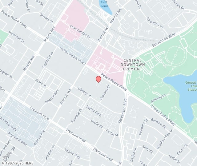 Location Map: 39465 Paseo Padre Parkway, Suite 2600 Fremont, California 94538