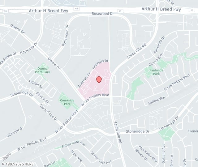 Location Map: 5575 W Las Positas Blvd, Suite 230 Pleasanton, California 94588