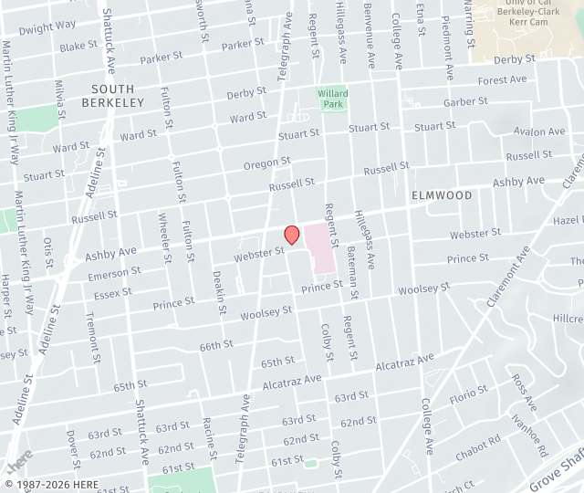 Location Map: 2435 Webster Street, Suite 101 Berkeley, California 94705